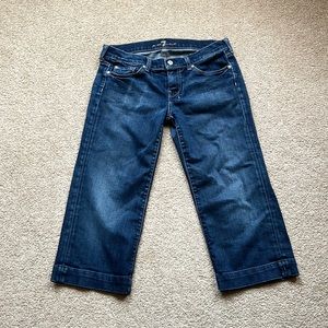 7 For All Mankind DOJO Capri Cropped Jeans